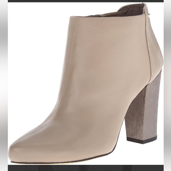 CIRCUS By Sam Edelman womens Bond Taupe gray Bootie block heel Sz 6 - Picture 5 of 14